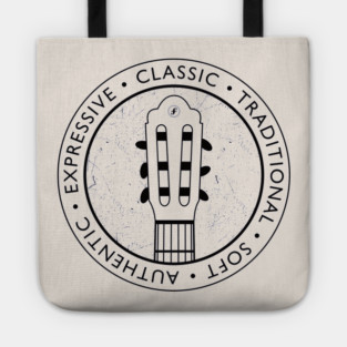 Classical Guitar Vibes. Light Edition Tote