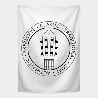 Classical Guitar Vibes. Light Edition Tapestry