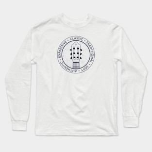 Classical Guitar Vibes. Light Edition Long Sleeve T-Shirt