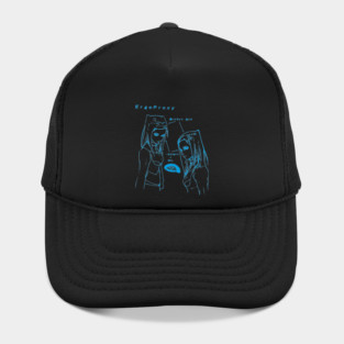 Re-L Mayer - eye sketch (cyan) Hat