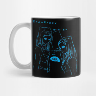 Re-L Mayer - eye sketch (cyan) Mug