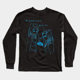 Re-L Mayer - eye sketch (cyan) Long Sleeve T-Shirt