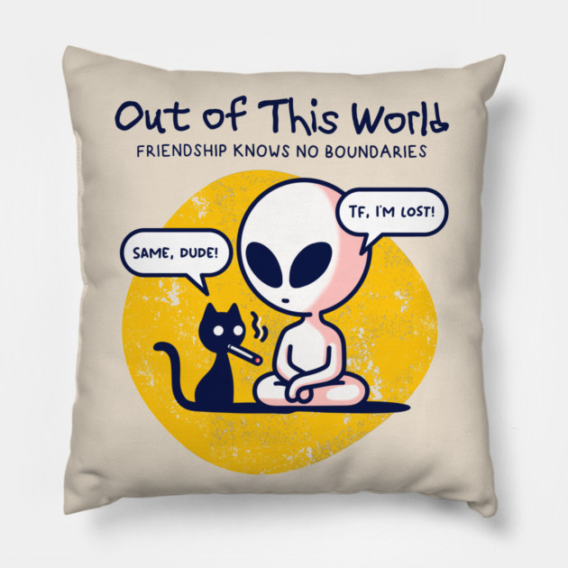 OUT OF THIS WORLD Pillow by Fabrik