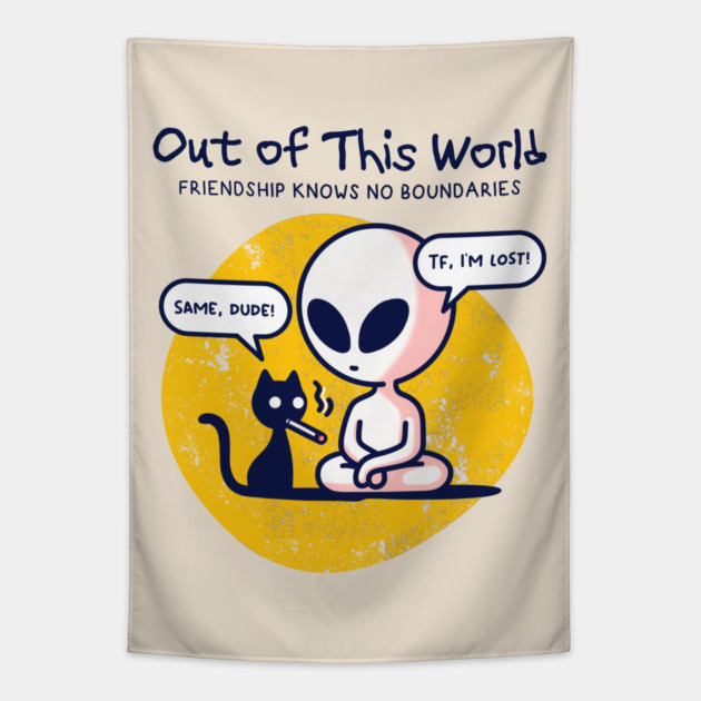 OUT OF THIS WORLD Tapestry by Fabrik