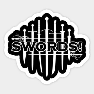 SWORDS! (dark) Magnet