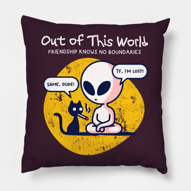OUT OF THIS WORLD Pillow by Fabrik