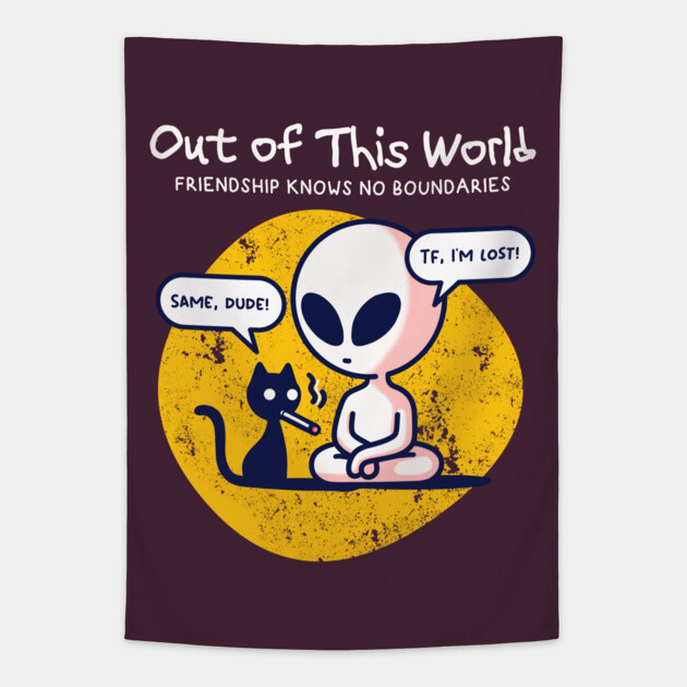 OUT OF THIS WORLD Tapestry by Fabrik