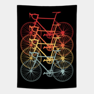 Vintage retro cycling - cycling lover Tapestry