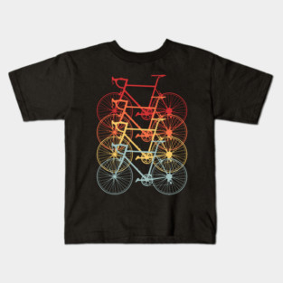 Vintage retro cycling - cycling lover Kids T-Shirt