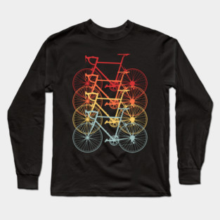Vintage retro cycling - cycling lover Long Sleeve T-Shirt