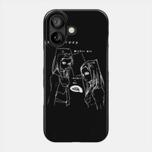Re-L Mayer - eye sketch (white) Phone Case
