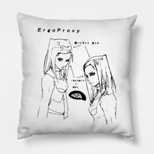 Re-L Mayer - eye sketch (black) Pillow