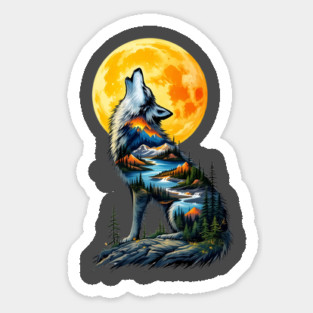 Wolf Sticker