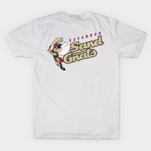 Savannah  Sand Gnats Defunct Vintage Baseball T-Shirt
