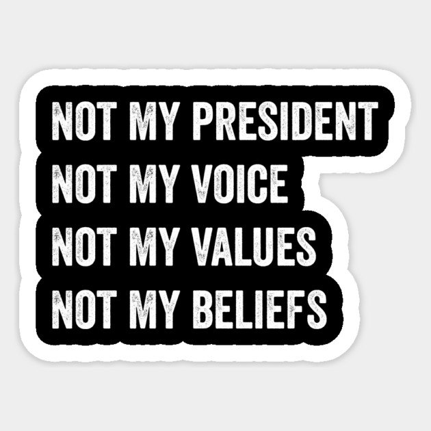 anti trump Sticker by ArtistTee ⭐⭐⭐⭐⭐