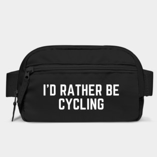 I'd rather be cycling - cycling funny Bag