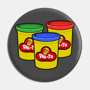 Plato Play-Doh Pin