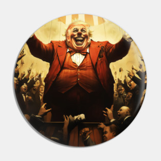 Donald Trump the Grifter: How Do You Like Me Now 3.on a Dark Background Pin