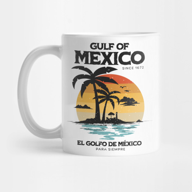 gulf-of-mexico-since-1672-El-Golfo-De-México-distressed by ArtistTee ⭐⭐⭐⭐⭐