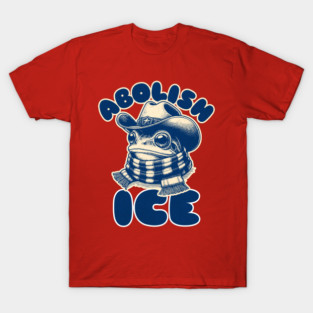 Abolish ICE Anti-Fascist Frog T-Shirt