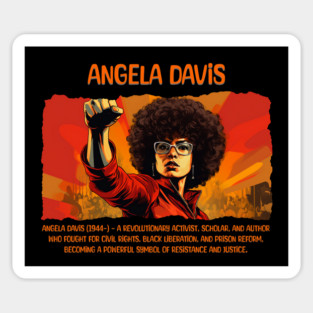 Angela Davis, Black History, Black Woman Magnet