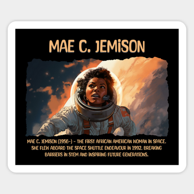 Mae C. Jemison Magnet by UrbanLifeApparel