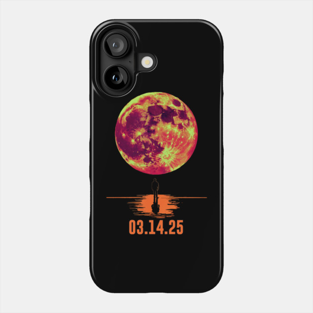 lunar-eclipse-march-2025-moon-lover Phone Case by ArtistTee ⭐⭐⭐⭐⭐