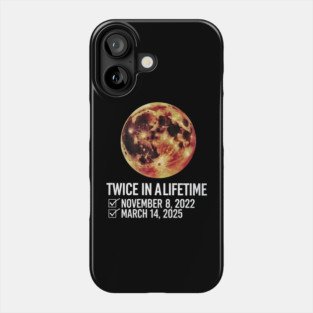 Twice-in-a-Lifetime-Total-Lunar-Eclipse Phone Case