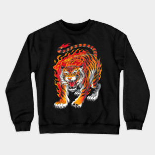 Tiger Tattoo Crewneck Sweatshirt