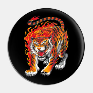 Tiger Tattoo Pin