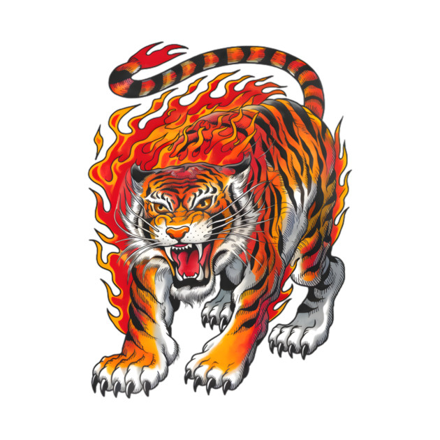 Tiger Tattoo by animegirlnft