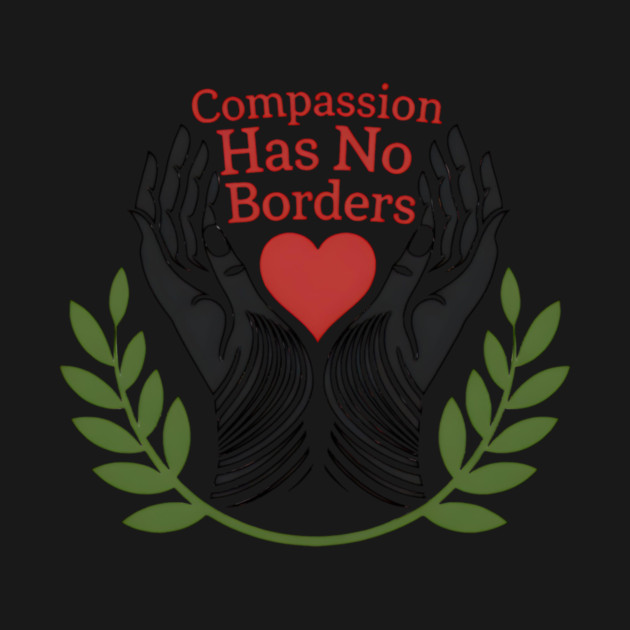 Compassion Has No Borders by ArtistTee ⭐⭐⭐⭐⭐