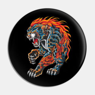 Panther Tattoo Pin