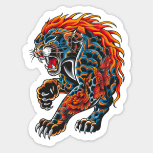 Panther Tattoo Magnet