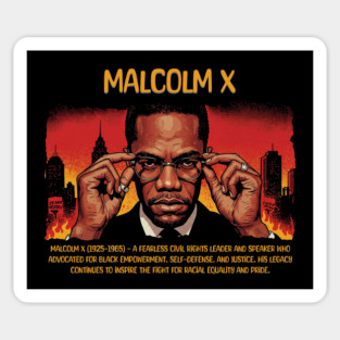 Malcolm X Magnet