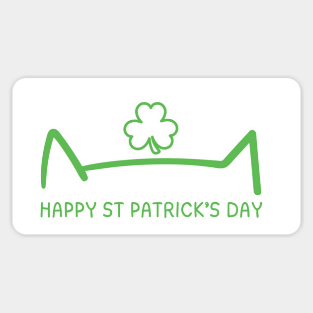 Happy St. Catrick's Day Magnet by Creatifly Graphic Tees