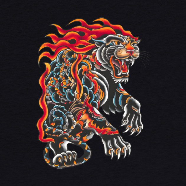 Japanese Panther Tattoo by animegirlnft