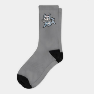 Silver Fang Magazine Socks
