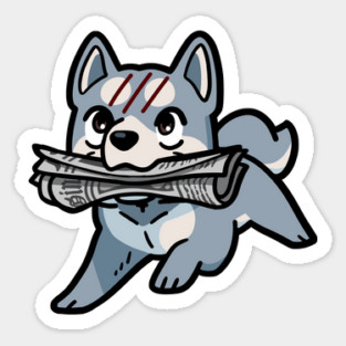 Silver Fang Magazine Magnet