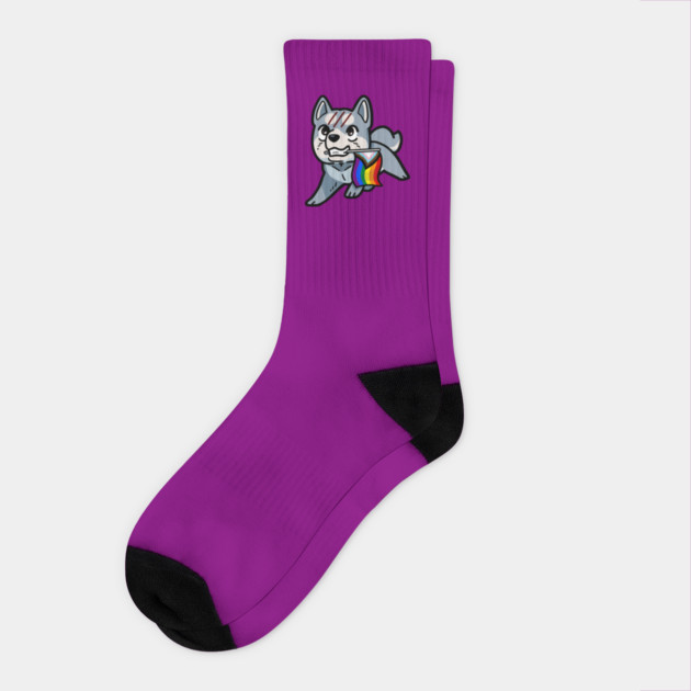 Ginga Pride Socks by Silver Fang Network