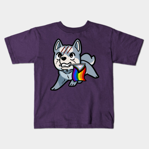 Ginga Pride Kids T-Shirt by Silver Fang Network