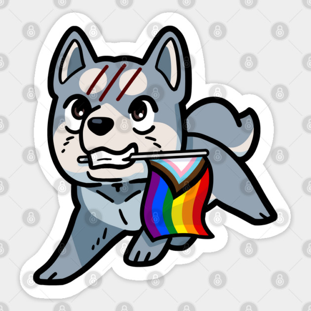 Ginga Pride Sticker by Silver Fang Network