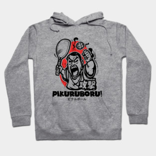 Angry Pikuruboru Pickleball Hoodie