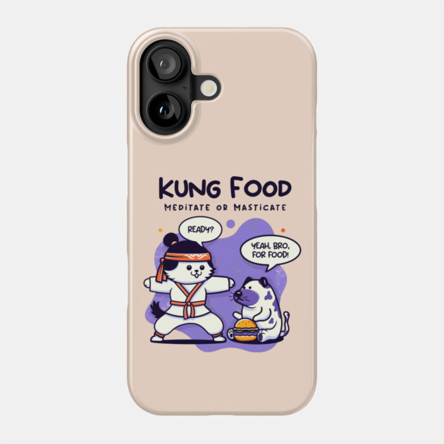 KUNG FOOD Phone Case by Fabrik