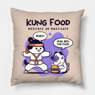 KUNG FOOD Pillow