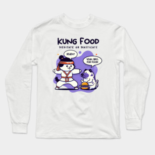 KUNG FOOD Long Sleeve T-Shirt