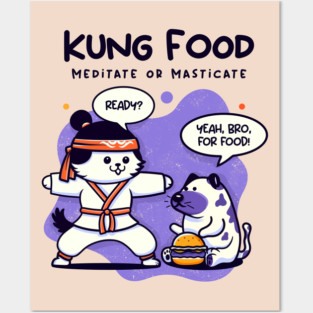 KUNG FOOD Posters and Art