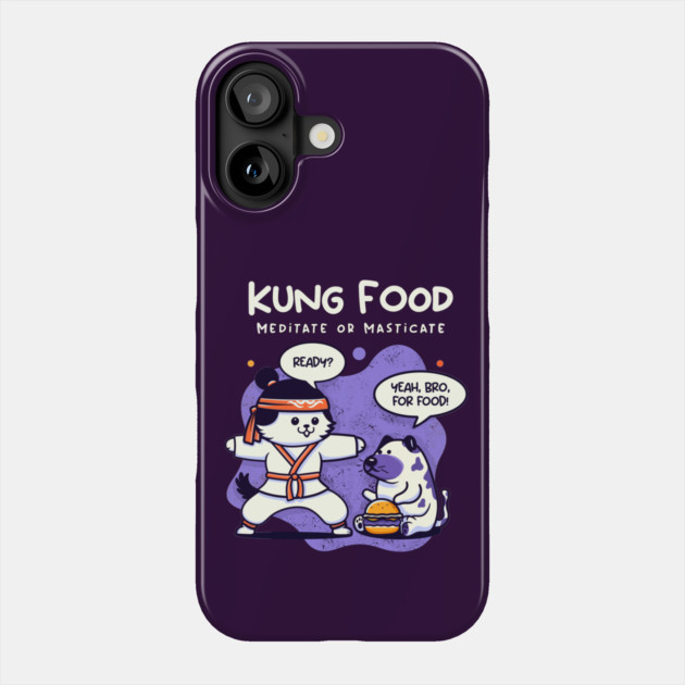KUNG FOOD Phone Case by Fabrik