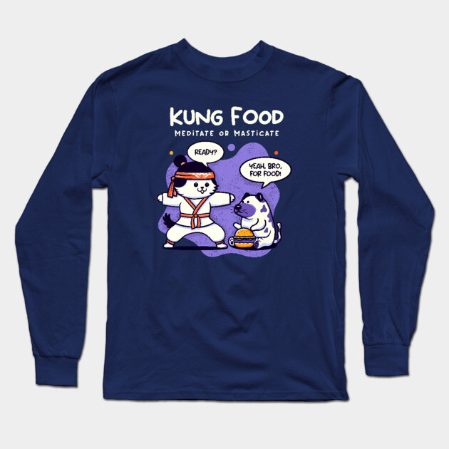 KUNG FOOD Long Sleeve T-Shirt by Fabrik