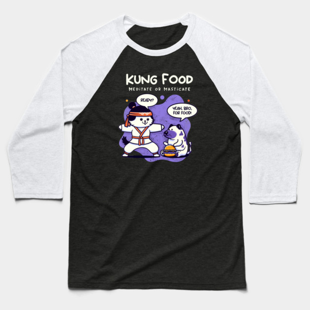 KUNG FOOD Baseball T-Shirt by Fabrik